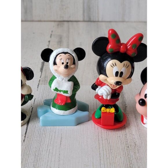 Christmas mini Mickey Mouse figures toy Xmas variety set - Picture 3 of 16